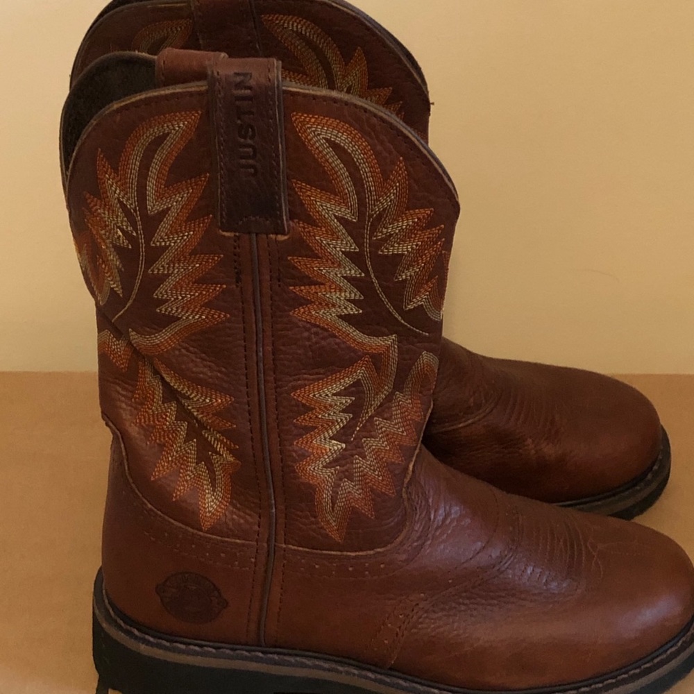 Justin work boots